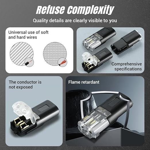 Double Wire Plug in Connector - Image 7
