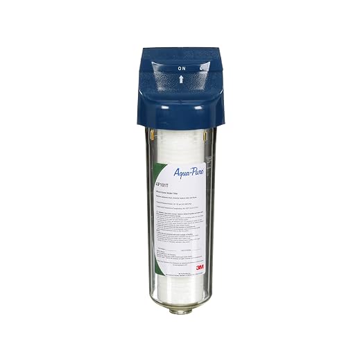 3M Aqua-Pure AP101T Whole House Transparent Water Filter Housing, Standard by Aqua-Pure