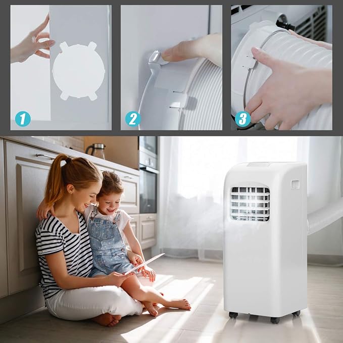 COSTWAY Ashrae 8000 BTU Portable Air Conditioner - Image 7