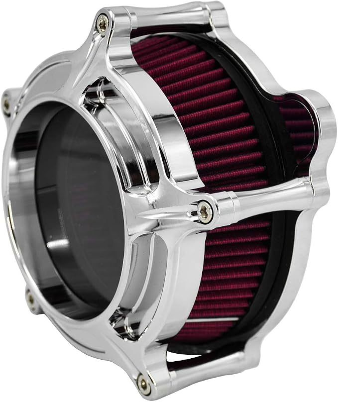 HDBUBALUS Motorcycle Air Filter Cleaner Intake Filter System Kit - Image 3