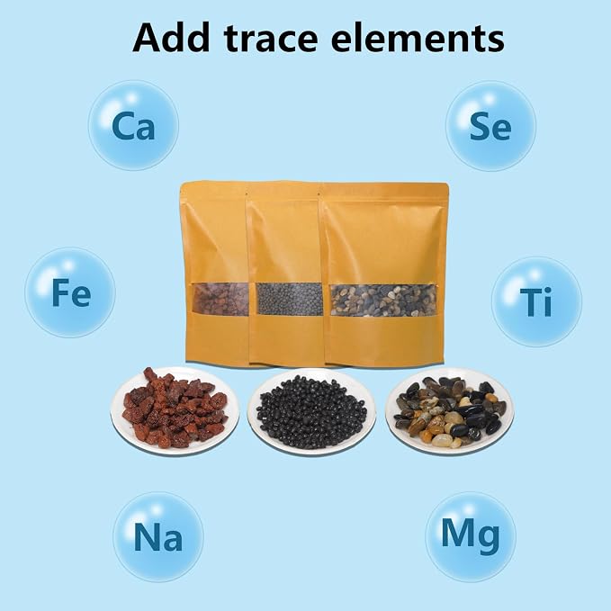 3-in-1 Low Maintenance Aquarium Filter Bio Media: Volcanic Rock, Natural Gravel - Image 7