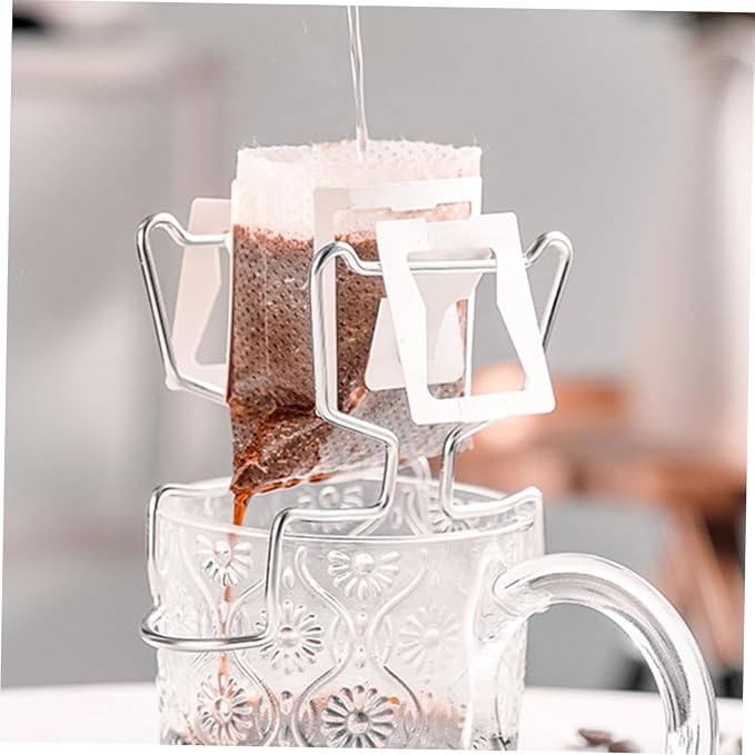 Garneck Hanging Ear Coffee Dripper Stand Portable Stainless Steel Filter Holder - Image 7