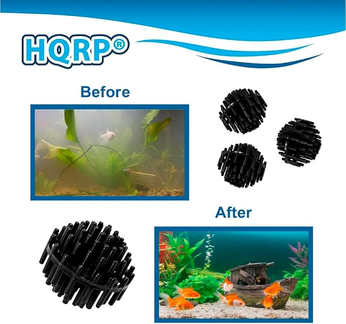 HQRP 100 pcs Bio Balls Filter Media 1.5 Inch - Image 3