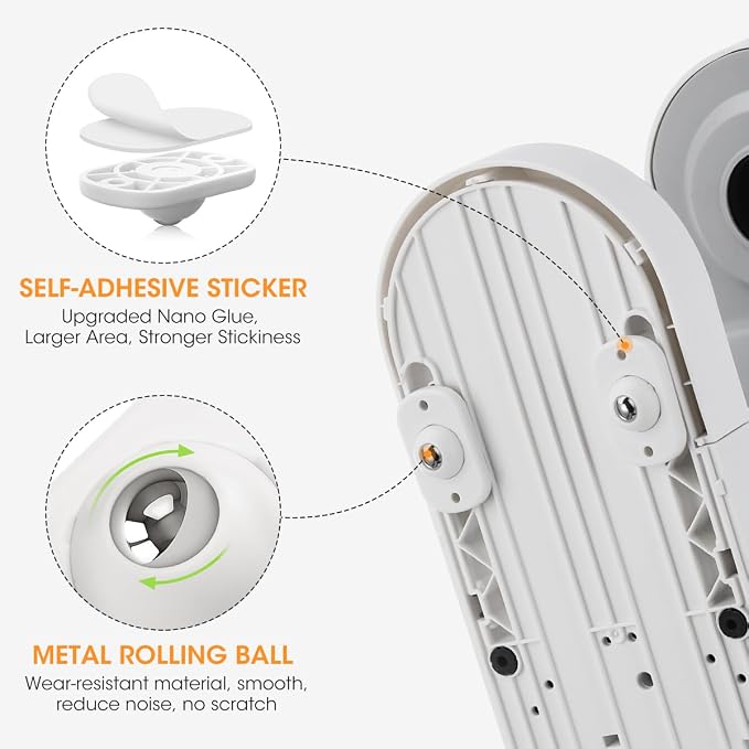Aieve Appliance Rollers, 8 Pack Small Appliance Slider, Self Adhesive Caster - Image 3