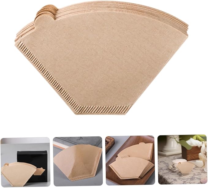 COHEALI 200pcs Unbleached Coffee Cone Filters - Image 7
