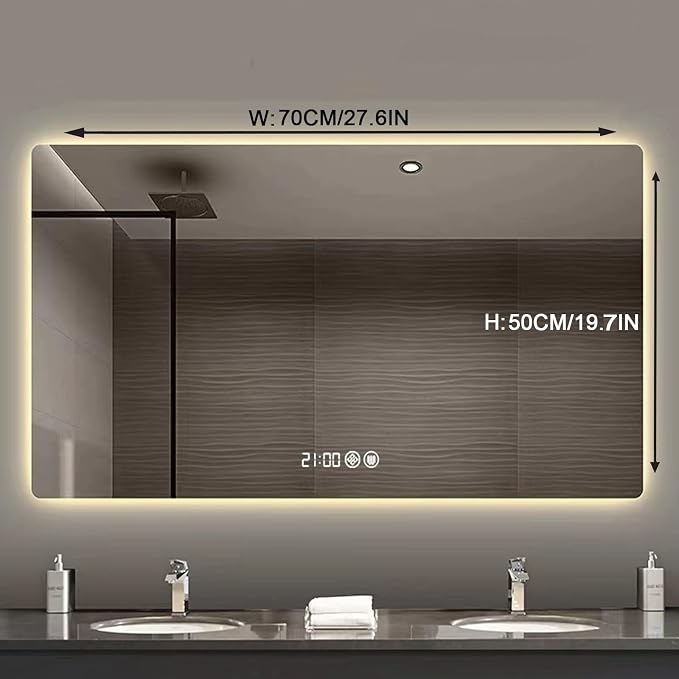 Bathroom Mirror with LED Lights，LED Bathroom Mirror，Smart Lighted Bathroom - Image 2