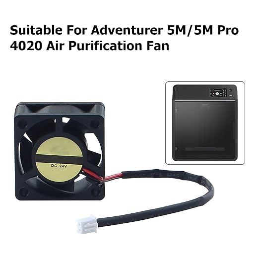 3D Printer DC24V Air Purifying Fan 4020 - Image 2
