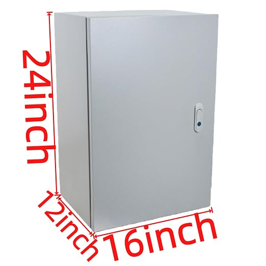 Electrical Enclosure Box 24" x 16" x 12" Carbon Steel Electrical Junction Boxes - Image 2