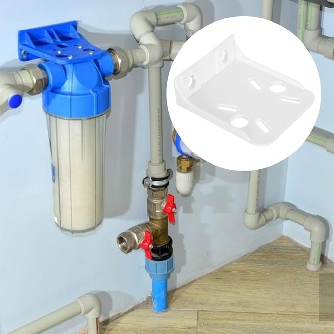 BESTYASH 10 Pcs Wall Mounting Water Filter Brackets Plastic Housing Rack - Image 2
