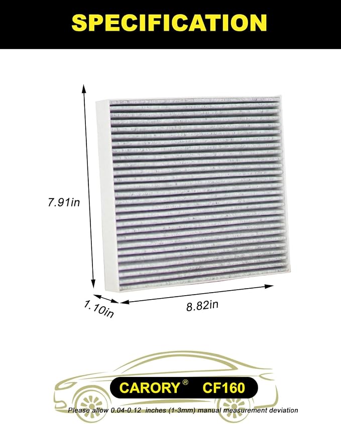 Cabin Air Filter w/Activated Carbon - Image 2