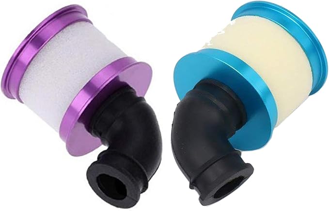 2Pack ShareGoo Aluminum Capped Air Filter Sponge Cover 04104 Upgrade Parts - Image 2