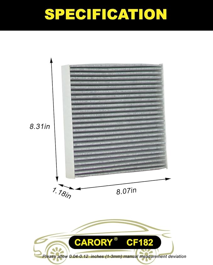 Cabin Air Filter w/Activated Carbon - Image 2