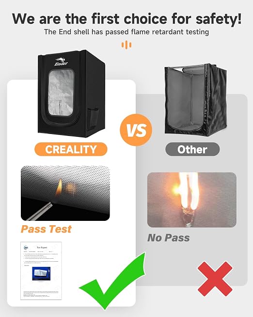 Creality Official 3D Printer Enclosure Fireproof and Dustproof Tent Constant - Image 3