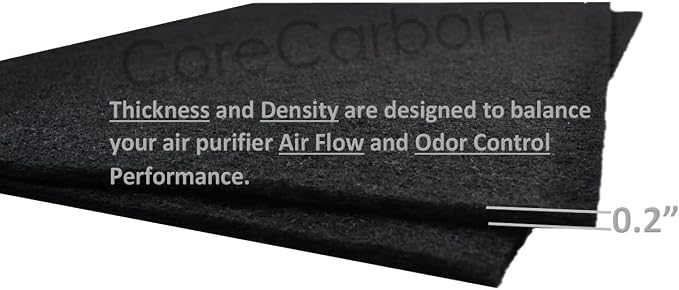 8-Pack Exact Fitment Carbon Pre-Filter Designed to Fit Honeywell True HEPA - Image 8