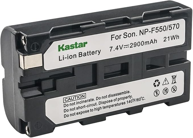 Kastar 4-Pack NP-F550 / NP-F570 Battery and AC Wall Charger Replacement - Image 2