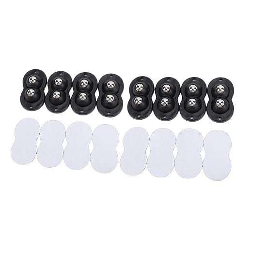 Asixxsix Caster Wheels, 30KG Load Capacity 360° Appliance Rollers Furniture - Image 2