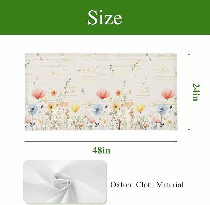 Fluorescent Light Covers for Ceiling Lights Spring Poppy Floral Magnetic Light - Image 7