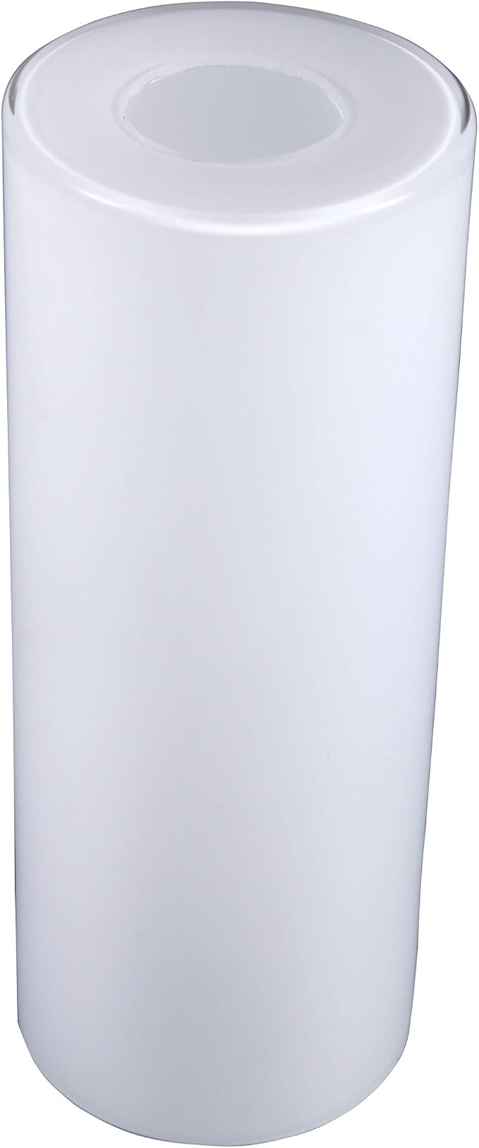 GoLucky White Cylinder Opal White Glass Shade Accessory Glass Lamp Fixture by Unknown