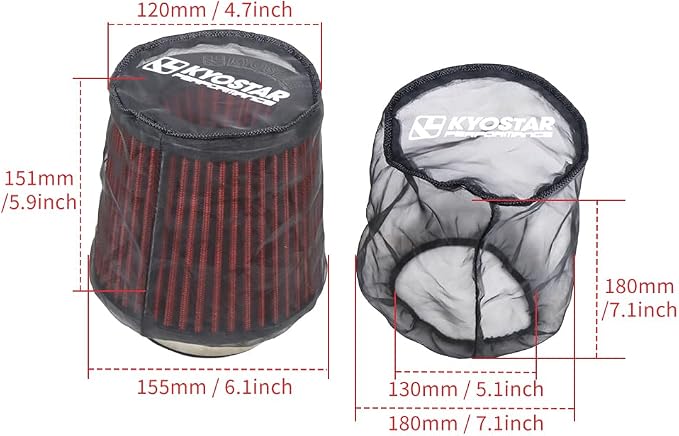 KYOSTAR Universal Air Filter Cover - Image 3