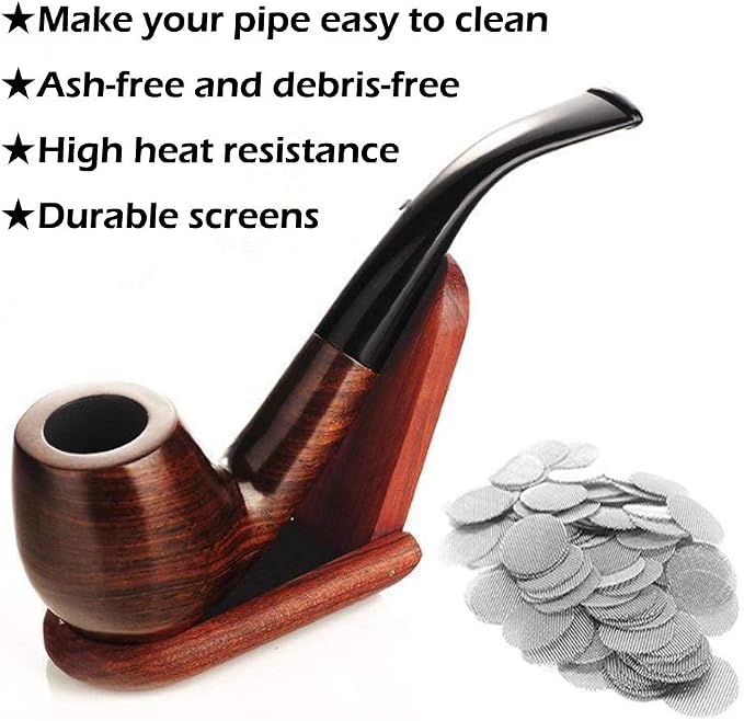 200pcs Stainless Steel Pipe Filters, 15mm/0.59 Inch Smoking Screens Pipe - Image 4