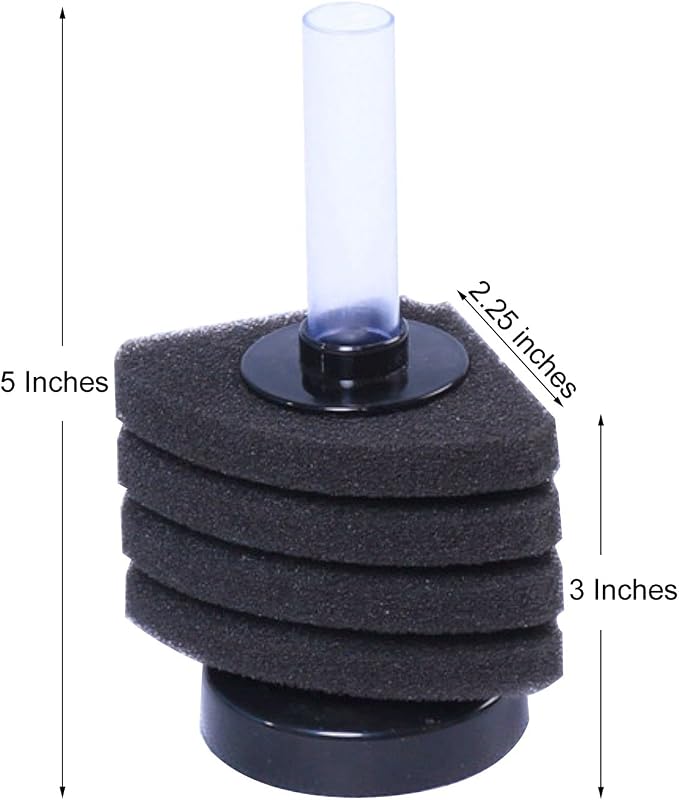 AQUANEAT Aquarium Corner Sponge Filter, - Image 2