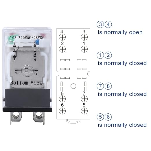 Electromagnetic Power Relay, 8-Pin 10A 24 AC Relay Coil - Image 5
