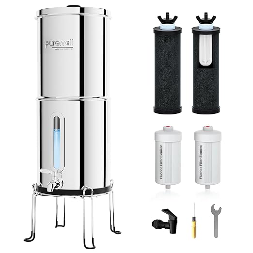 Purewell 2.25G Gravity Water Filter System by Purewell