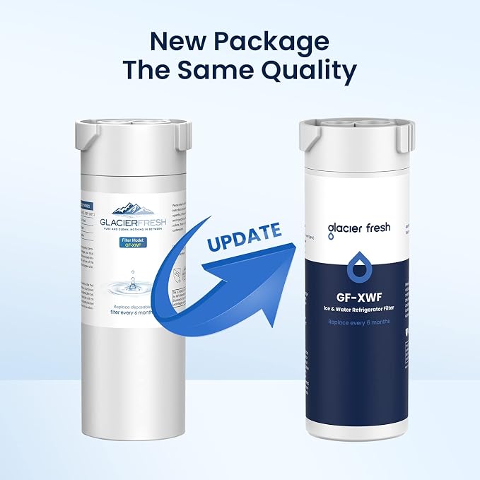 GLACIER FRESH XWF Replacement For GE XWF Refrigerator Water Filter Pack of 1 - Image 3