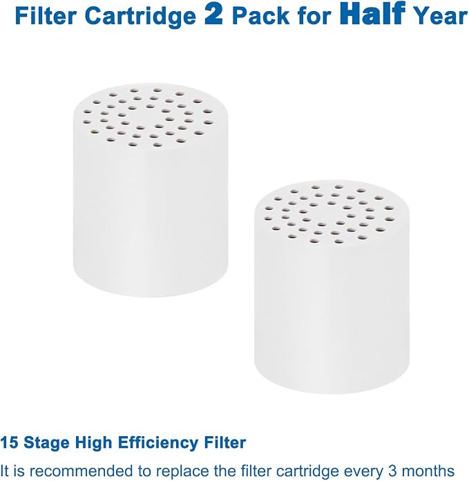 NearMoon 15 - Stage Replacement Cartridge Universal High Output Shower Filter - Image 2