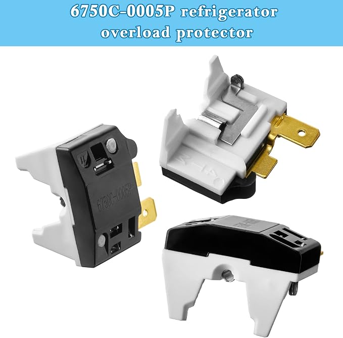 Mudder QP2-4.7 PTC Starter Relay 1 Pin Refrigerator Starter Relay and - Image 5