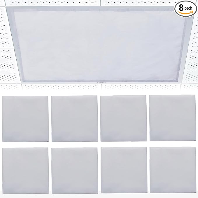 Torixqi 8 Pcs Fluorescent Light Covers by Torixqi