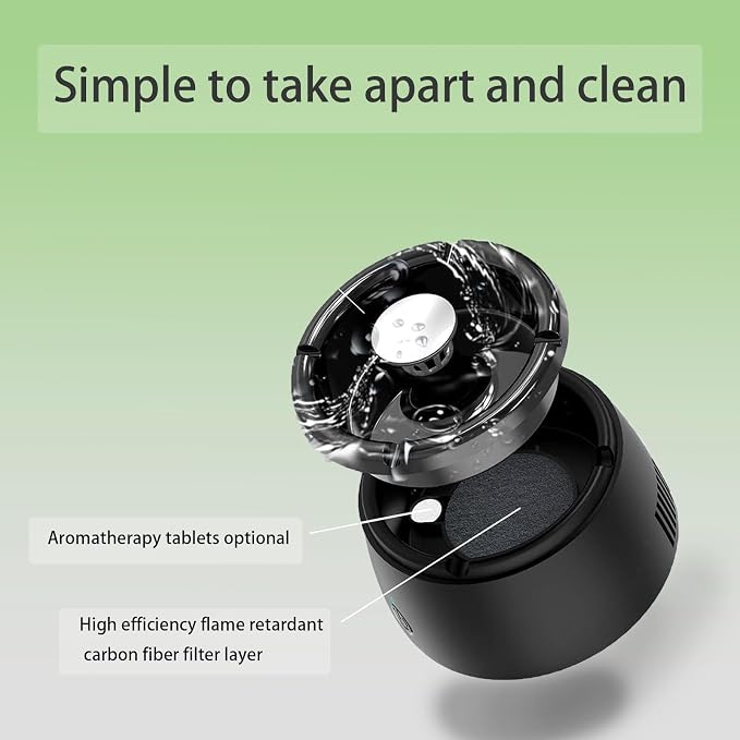 4 Filters +8 Tablets for Smokeless Ashtray Indoor - Image 3