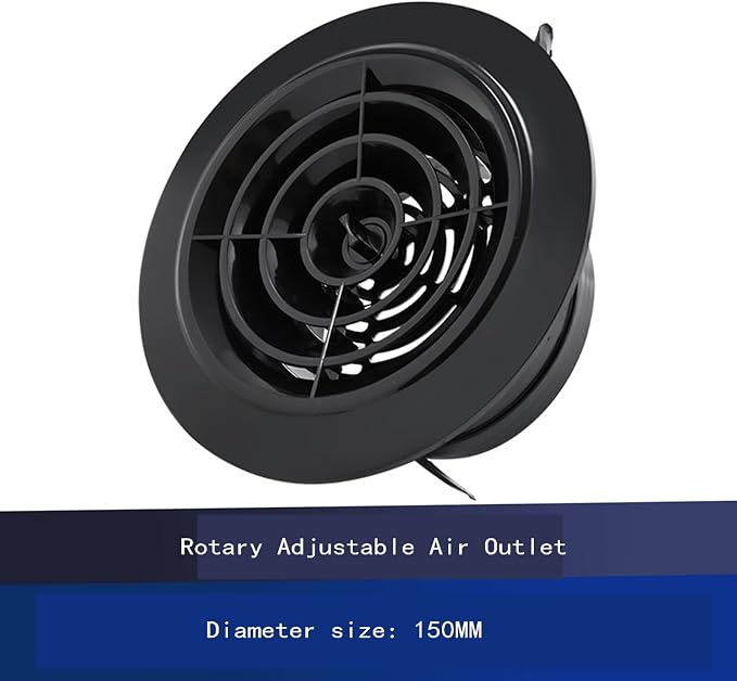ABS Round Fresh Air Outlet, High-Efficiency Fresh Air System Accessories - Image 2
