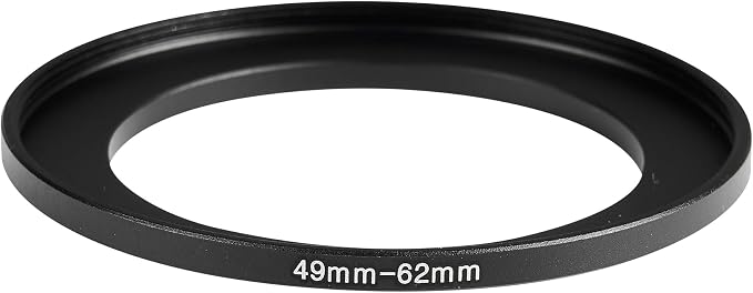 49-62mm Metal Step-Up Ring Adapter Compatible - Image 2