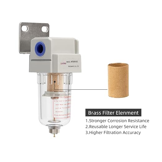 Air Compressor Water Separator 1/4”NPT, Compressed Air Line Filter, Air Dryer - Image 4