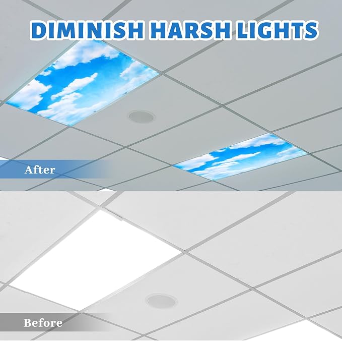Hortsun 6 Pcs Fluorescent Light Covers - Image 6