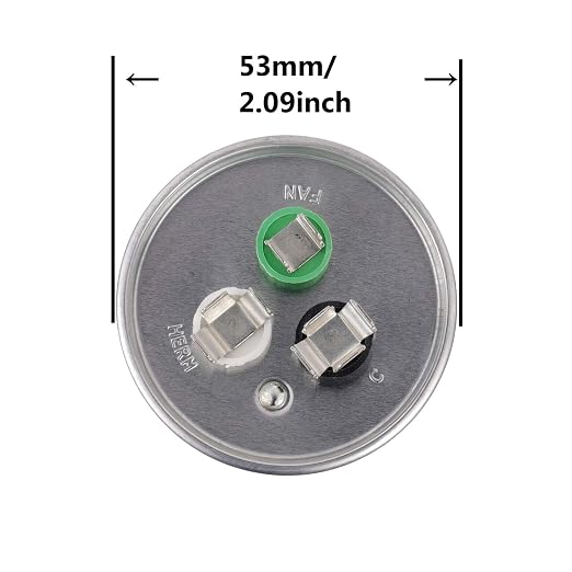 BOJACK 25+5 uF 25/5 MFD ±6% 370/450 V AC CBB65 Dual Run Circular Start Capacitor - Image 2