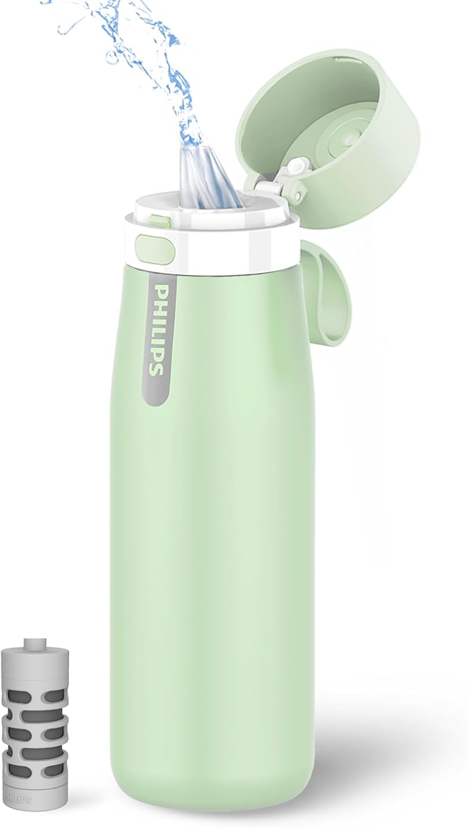 PHILIPS Water Bottle with Filter, Filter Water Bottle Stainless Steel with by Unknown