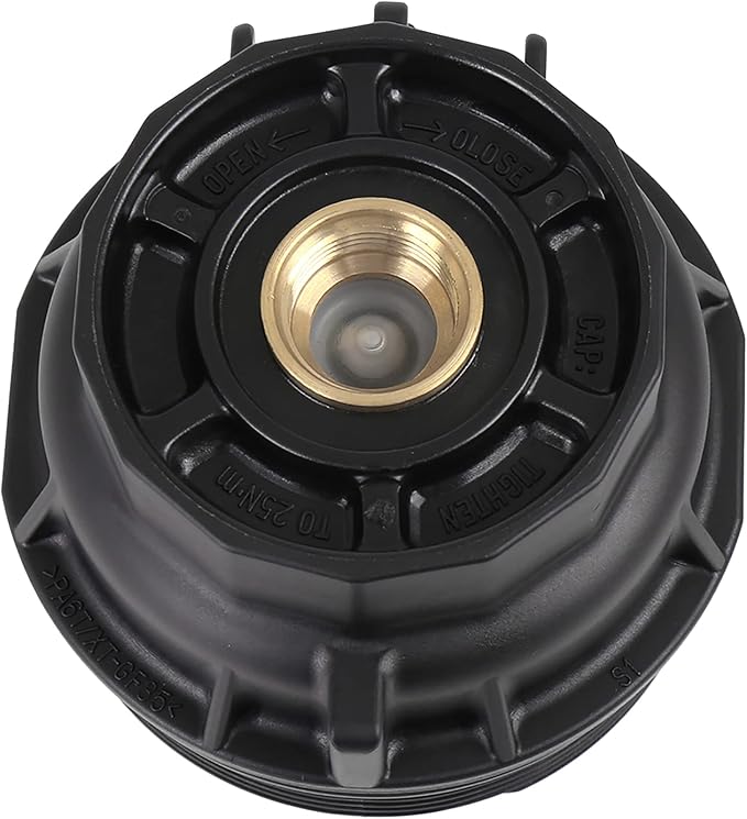 X AUTOHAUX Black Car Oil Engine Filter Housing Cap Cover Assembly 15620-36020 - Image 4