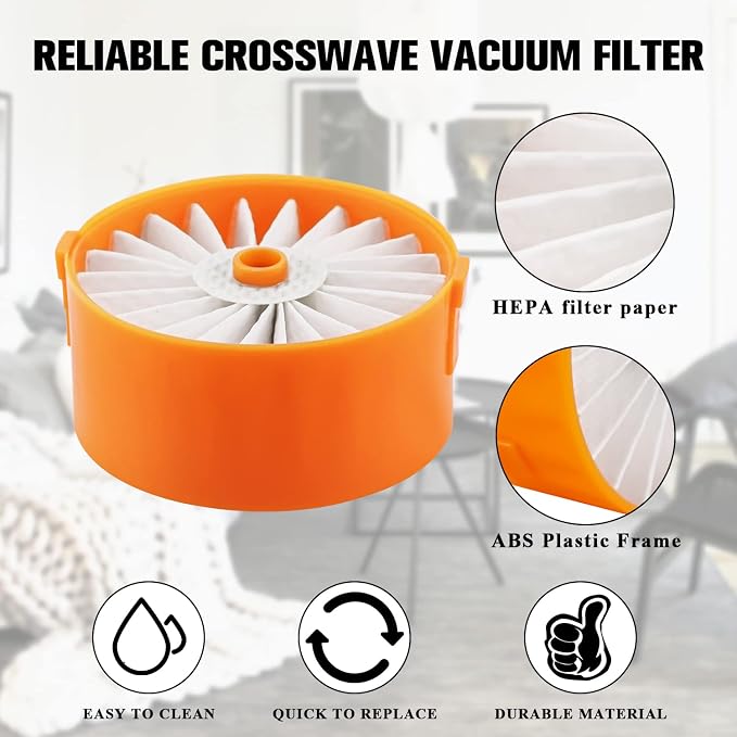 Filter Replacement for Black & Decker Powerseries Extreme Cordless Stick Vacuum - Image 3