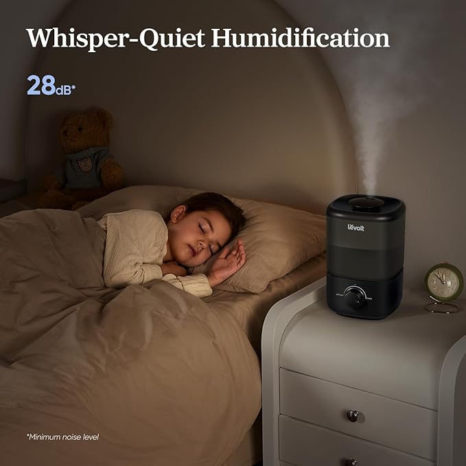 Levoit Humidifiers for Bedroom, Top-Fill Ultrasonic Cool Mist Humidifier | Easy - Image 6