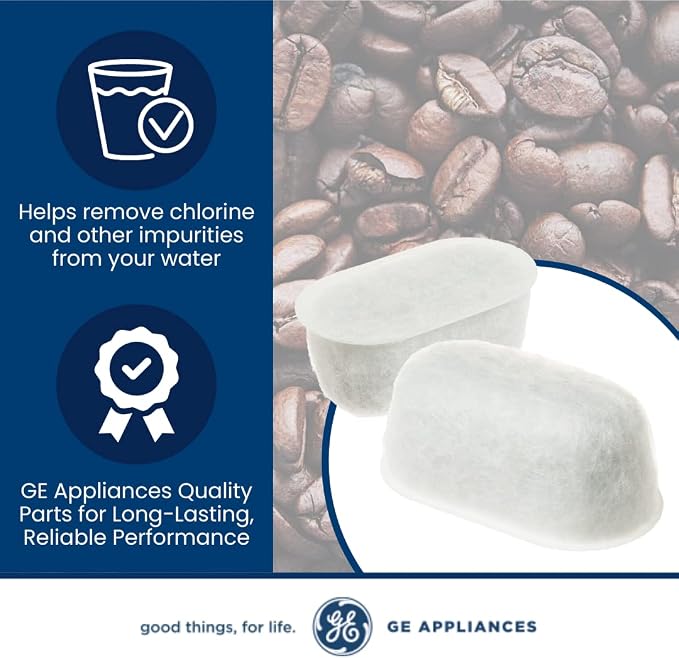 GE Appliances Replacement Carbon Coffee Filter Cartridges, UNIV1CFLTR6PK - Image 3