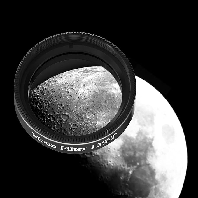 1.25" Moon Filter for Telescope – ND96 Neutral Density, 13% Transmission - Image 2