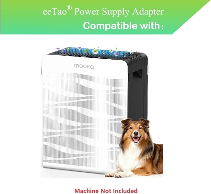 24V 1.5A Adapter for MOOKA C300 Air Purifier H13 True HEPA Model - Image 2