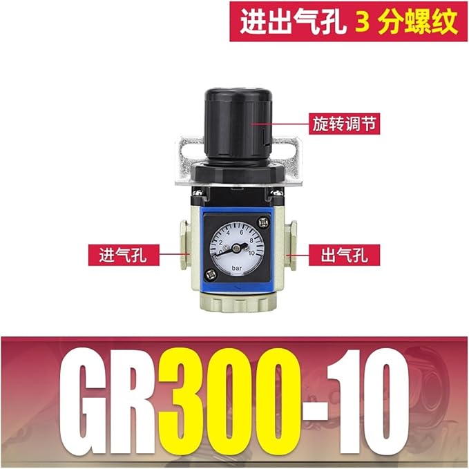 Gas Source Processor Pressure regulating Valve Two-Piece GFC200-08 Filter - Image 2