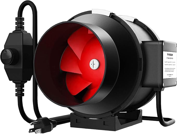 VIVOSUN R6 6" Inline Duct Ventilation Fan & Speed Controller, Workshop 390 CFM by Unknown