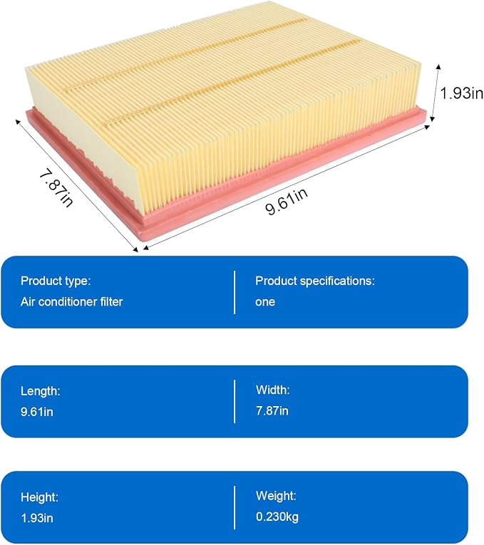Engine Air Filter DS7Z-9601A Compatible - Image 7