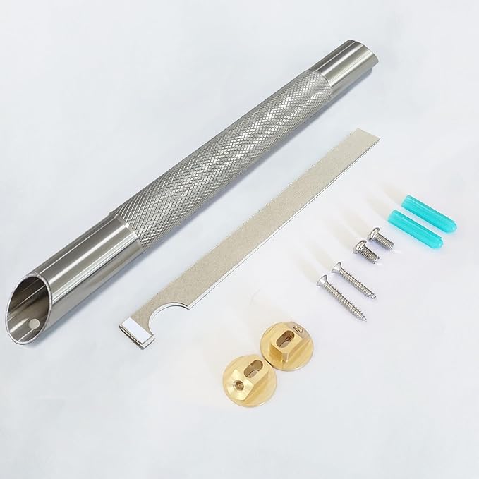 Shower Foot Rest for Shaving Legs Shower Foot Stool- Wall Mounted Bathtub Foot Rest Stainless Steel 304 Foot Rset Bar- Brushed Nickel