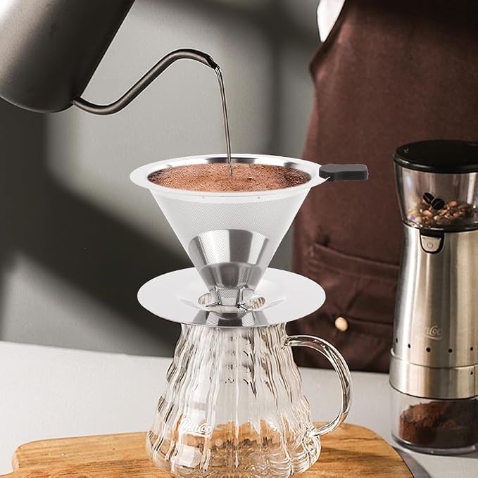 Pour Over Coffee Dripper Paperless Reusable Coffee Filter Pour Over Coffee - Image 7