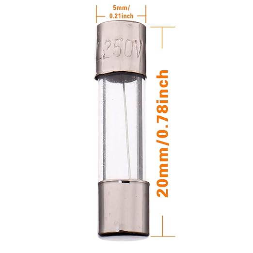 15 Values 150 Pcs Fast Blow Glass Fuses 250V Volt 5x20 mm 0.5 1 2 3 5 10 A 6x30 - Image 5